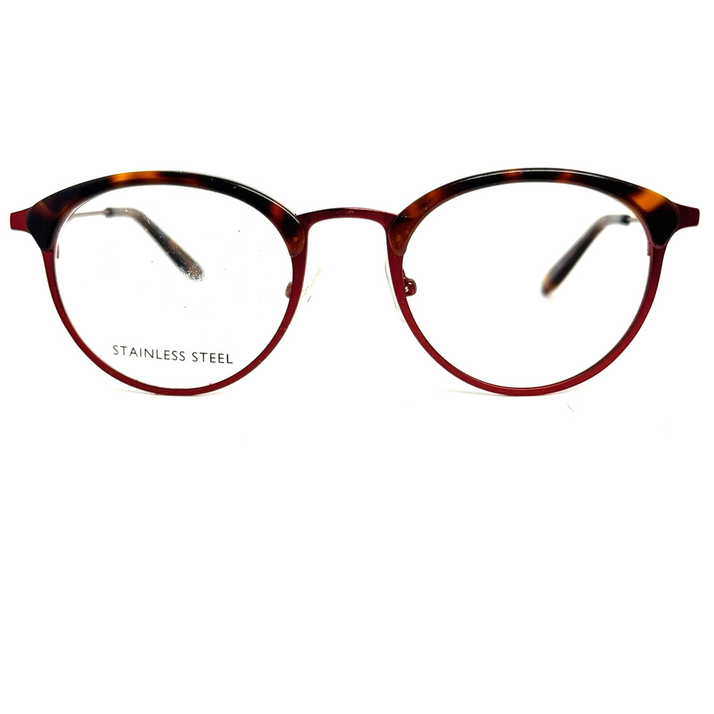 BCBGMAXAZRIA Astrid Wine Womens Round Eyeglasses 49-20-135 B:40‎ H16750